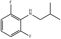 Benzenamine, 2,6-difluoro-N-(2-methylpropyl)- Struktur