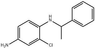 2-chloro-1-N-(1-phenylethyl)benzene-1,4-diamine Struktur