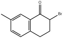 1(2H)-Naphthalenone, 2-bromo-3,4-dihydro-7-methyl- Struktur