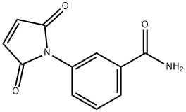 Benzamide, 3-(2,5-dihydro-2,5-dioxo-1H-pyrrol-1-yl)- Struktur