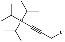 Silane, (3-bromo-1-propyn-1-yl)tris(1-methylethyl)- Struktur