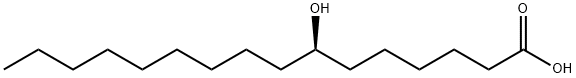 Hexadecanoic acid, 7-hydroxy-, (7R)- Struktur