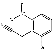 Benzeneacetonitrile, 2-bromo-6-nitro- Struktur