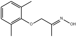 2-Propanone, 1-(2,6-dimethylphenoxy)-, oxime, (2E)- Struktur