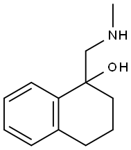 1-[(methylamino)methyl]-1,2,3,4-tetrahydronaphthalen-1-ol Struktur