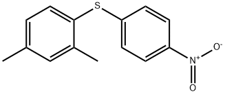 Benzene, 2,4-dimethyl-1-[(4-nitrophenyl)thio]- Struktur