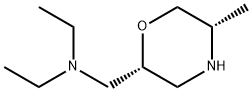 2-Morpholinemethanamine, N,N-diethyl-5-methyl-, (2R,5S)- Struktur