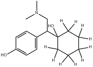 D,L-O-DesMethyl Venlafaxine-d10 Struktur