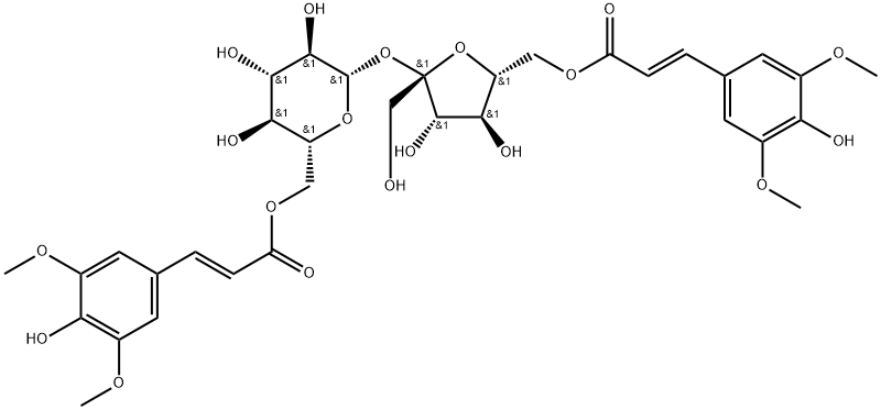 6,6'-Di-O-sinapoylsucrose Struktur