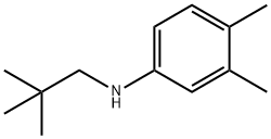 Benzenamine, N-(2,2-dimethylpropyl)-3,4-dimethyl- Struktur