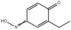 2,5-Cyclohexadiene-1,4-dione, 2-ethyl-, 4-oxime Struktur