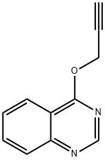 4-(丙-2-炔-1-基氧基)喹唑啉 結(jié)構(gòu)式