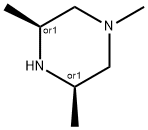 Piperazine, 1,3,5-trimethyl-, (3R,5S)-rel- Struktur