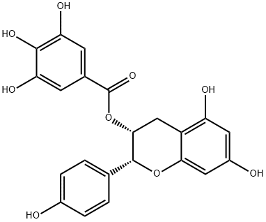 (-)-Epiafzelechin 3-O-gallate Struktur