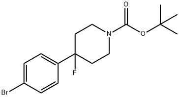 1-哌啶甲酸, 4-(4-溴苯基)-4-氟-, 1,1-二甲基乙酯, 1093064-85-7, 結(jié)構(gòu)式