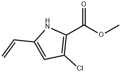 Methyl 3-chloro-5-vinyl-1H-pyrrole-2-carboxylate Struktur