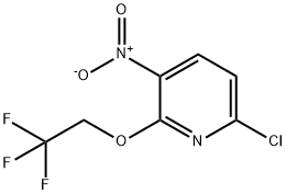 Pyridine, 6-chloro-3-nitro-2-(2,2,2-trifluoroethoxy)-|6-氯-3-硝基-2-(2,2,2-三氟乙氧基)吡啶