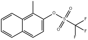 1-Methylnaphthalen-2-yl trifluoromethanesulfonate Struktur