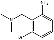 Benzenemethanamine, 2-amino-6-bromo-N,N-dimethyl- Struktur