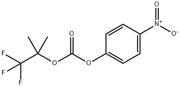 4-Nitrophenyl 1,1,1-trifluoro-2-methyl-2-propanyl carbonate Struktur