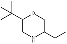 Morpholine,2-(1,1-dimethylethyl)-5-ethyl- Struktur