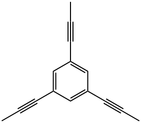 1,3,5-tri(prop-1-yn-1-yl)benzene Struktur