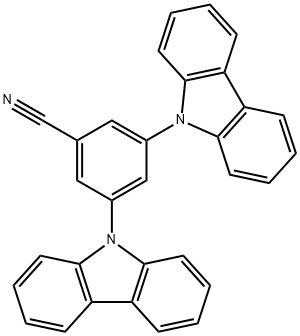 3,5-Di-9H-carbazol-9-ylbenzonitrile Struktur