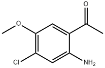 Ethanone, 1-(2-amino-4-chloro-5-methoxyphenyl)- Struktur