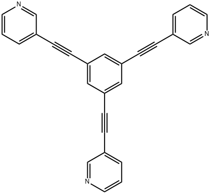 1,3,5-tris(pyridin-3-ylethynyl)benzene Struktur