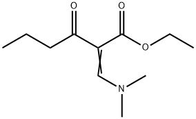 Ethyl 2-[(Dimethylamino)methylidene]-3-oxohexanoate Struktur