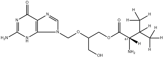 Valganciclovir-d8 Struktur