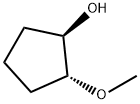 Cyclopentanol, 2-methoxy-, (1R,2R)- Struktur