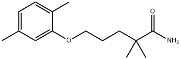 5-(2,5-dimethylphenoxy)-2,2-dimethylpentanamide(WXC08565) Struktur