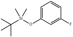 tert-Butyl(3-fluorophenoxy)dimethylsilane Struktur