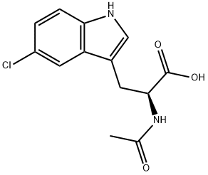 Ac-DL-5-ChloroTryptophan Struktur