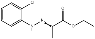 ethyl 2-[2-(2-chlorophenyl)hydrazinylidene]propanoate Struktur