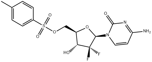 2'-Deoxy-2',2'-difluorocytidine 5'-(4-Methylbenzenesulfonate) Struktur