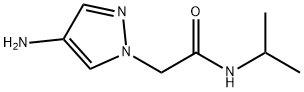 1H-Pyrazole-1-acetamide, 4-amino-N-(1-methylethyl)- Struktur