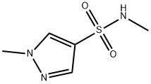 N,1-dimethyl-1H-pyrazole-4-sulfonamide Struktur