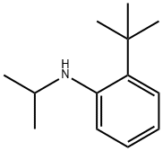 Benzenamine, 2-(1,1-dimethylethyl)-N-(1-methylethyl)- Struktur