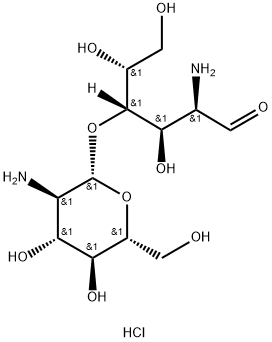 Chitobiose Dihydrochloride Struktur