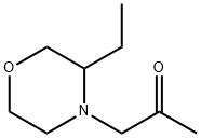 2-Propanone, 1-(3-ethyl-4-morpholinyl)- Struktur