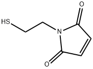 1H-Pyrrole-2,5-dione, 1-(2-mercaptoethyl)- Struktur