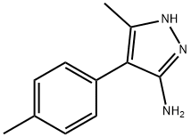 1H-Pyrazol-3-amine, 5-methyl-4-(4-methylphenyl)- Struktur