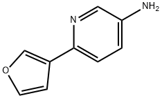 3-AMINO-6-(3-FURAN)PYRIDINE Struktur