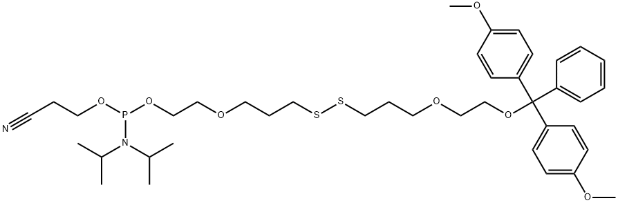 Thiol-modifier-oxa-C6-S-S CEP Struktur