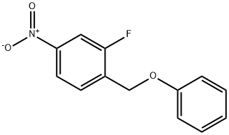 Benzene, 2-fluoro-4-nitro-1-(phenoxymethyl)- Struktur