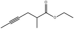 4-Hexynoic acid, 2-methyl-, ethyl ester Struktur