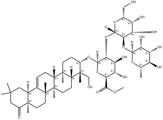 Soyasaponin Be Methyl ester Struktur