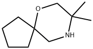 6-Oxa-9-azaspiro[4.5]decane, 8,8-dimethyl- Struktur